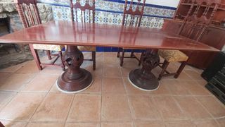 Pack Mesa Comedor Antigua y  6 Sillas