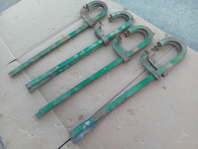 8 Mordazas de carpintero 6€cada unidad