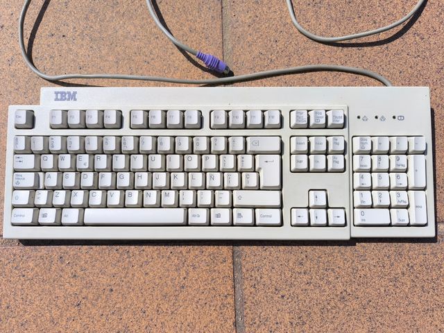 Teclado mecánico IBM KB-9910 - Blanco