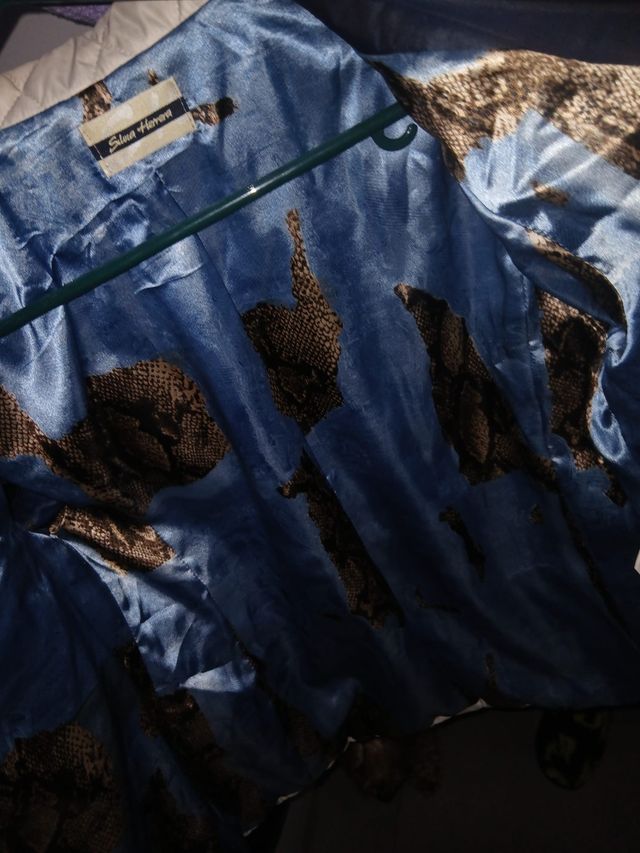 Chaqueta herrera azul y blanca