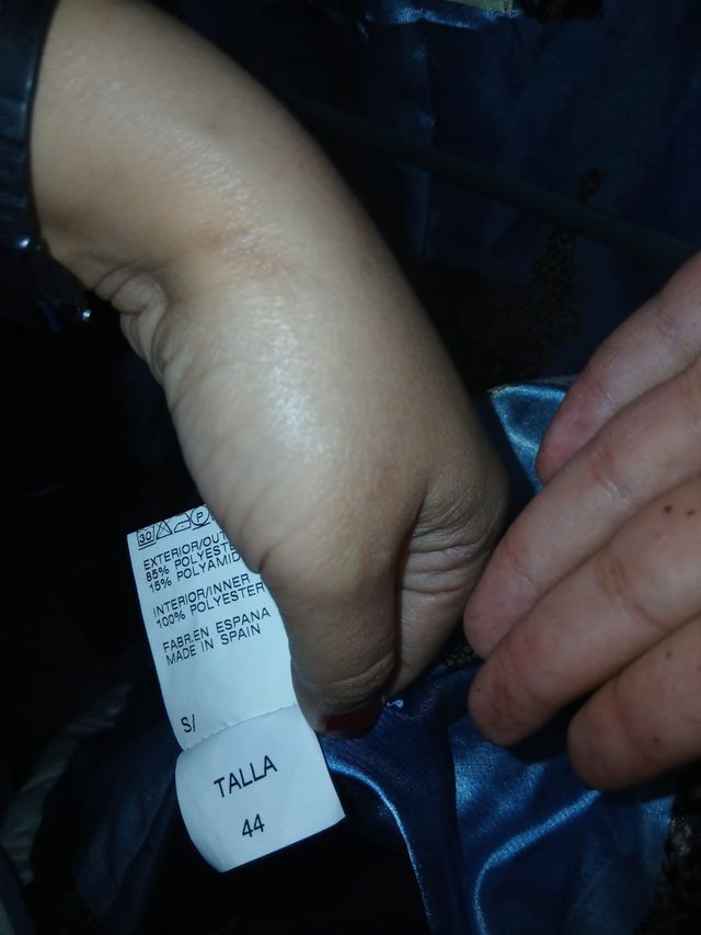 Chaqueta herrera azul y blanca