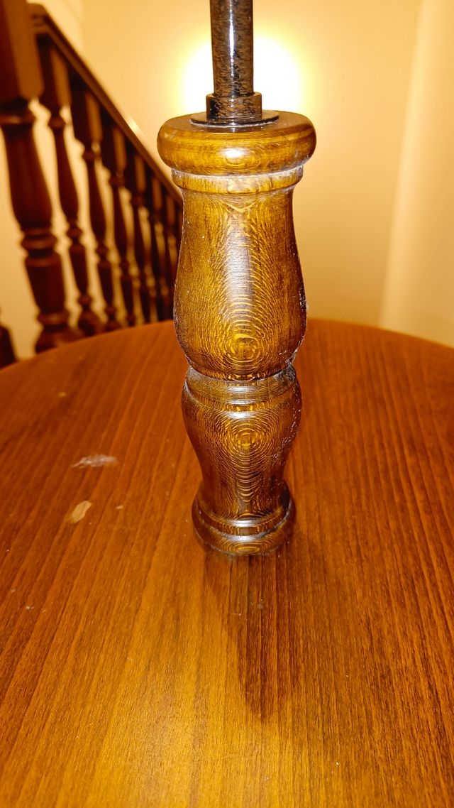 Lámpara pie con mesa auxiliar - Vintage