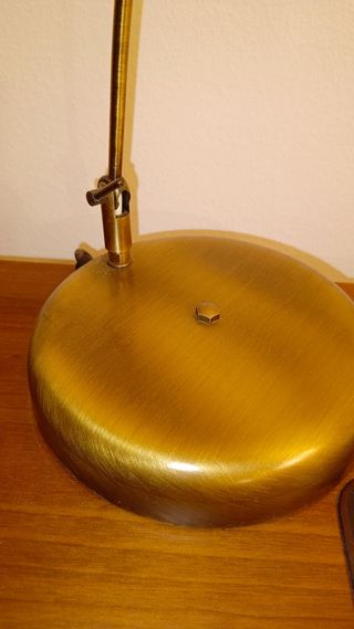 Flexo vintage dorado metal