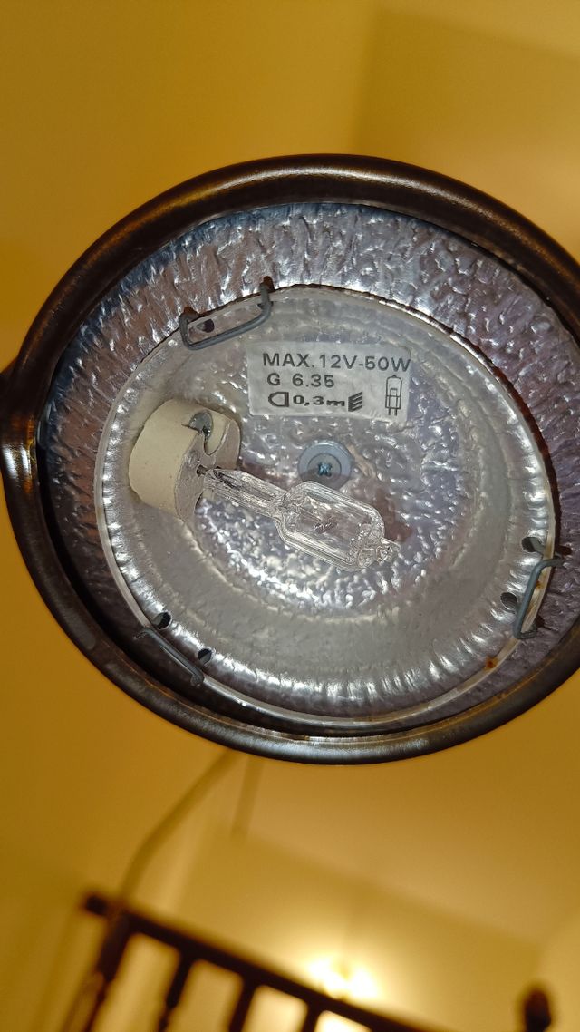 Flexo vintage dorado metal