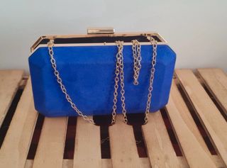 Bolso fiesta azul klein