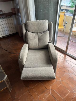 Butacas relax eléctrica gris