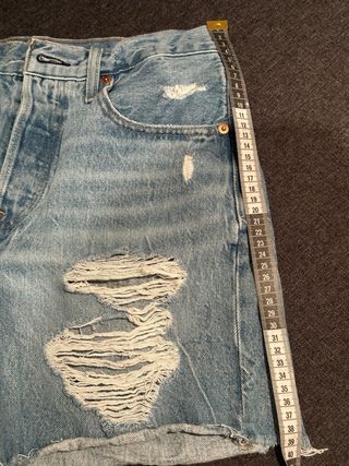 Shorts Levis 27 Mujer - Azul Claro
