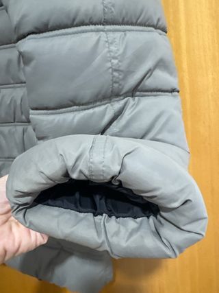 Chaqueta plumas Benetton gris - Talla 12 niño 
