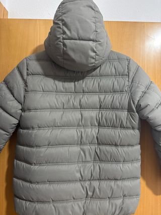 Chaqueta plumas Benetton gris - Talla 12 niño 