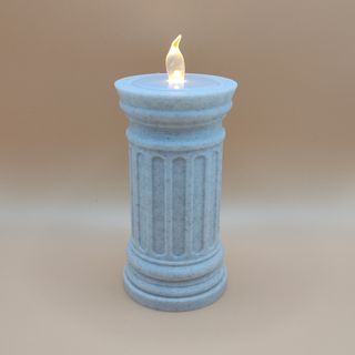 Coluna grega para vela artificial (Incluída)