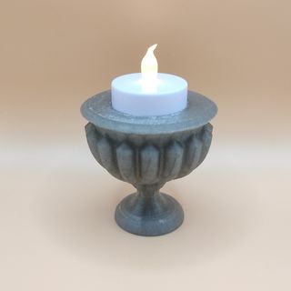 Coluna grega para vela artificial (Incluída)