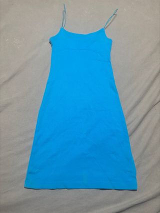 Vestido azul Zara - Talla S