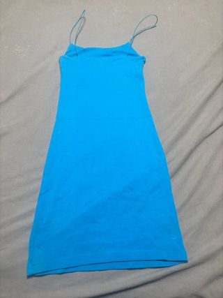 Vestido azul Zara - Talla S