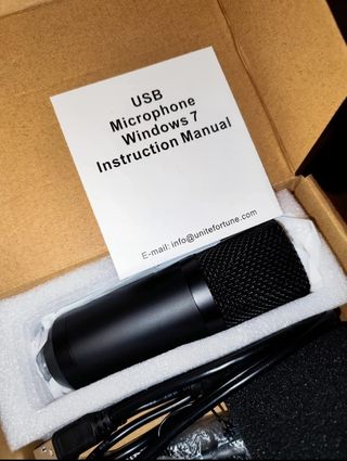 Microfono a condensatore USB con filtro antipop