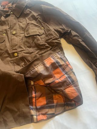 Camisa marrón hombre