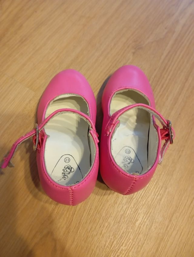 Zapatos niña rosa - Tacones - Talla 23