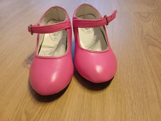 Zapatos niña rosa - Tacones - Talla 23