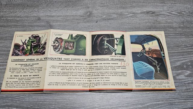 Catálogo Renault Vivaquatre 1934