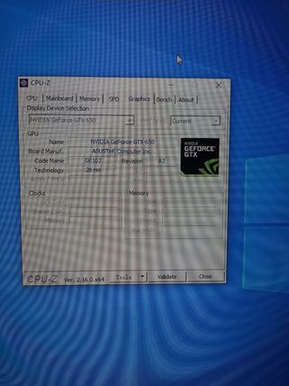 Tarjeta gráfica ASUS GTX650 1GB
