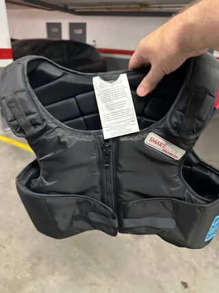 Chaleco equitación SmartRider negro