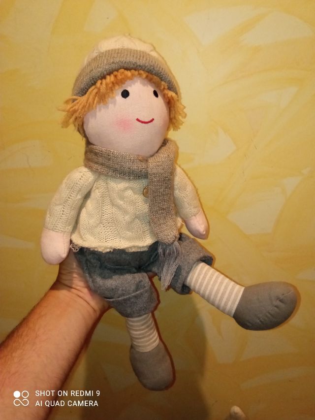 Muñecos Navidad - 2 muñecos de tela