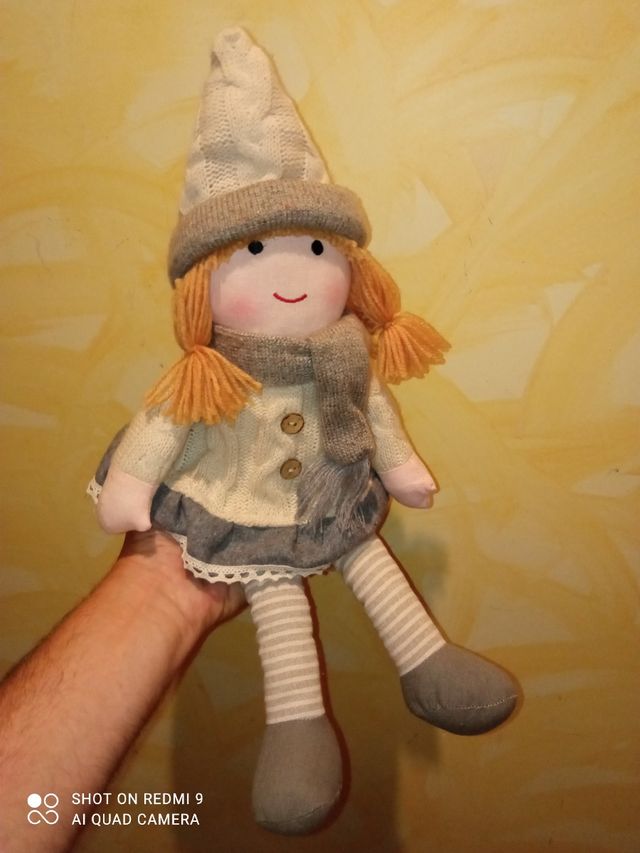 Muñecos Navidad - 2 muñecos de tela