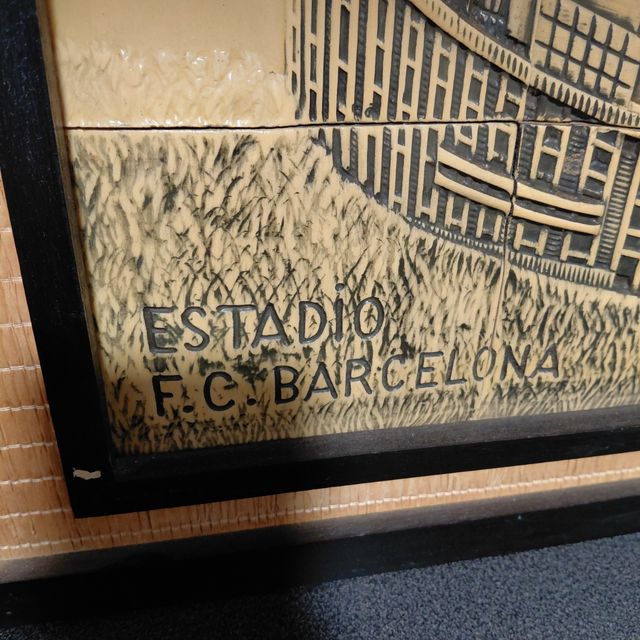 Cuadro Cerámica FC Barcelona