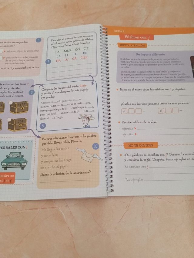 ORTOGRAFÍA 6 de primaria.