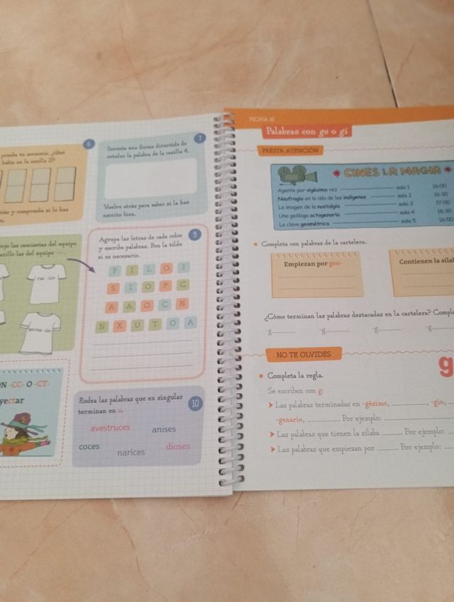 ORTOGRAFÍA 6 de primaria.