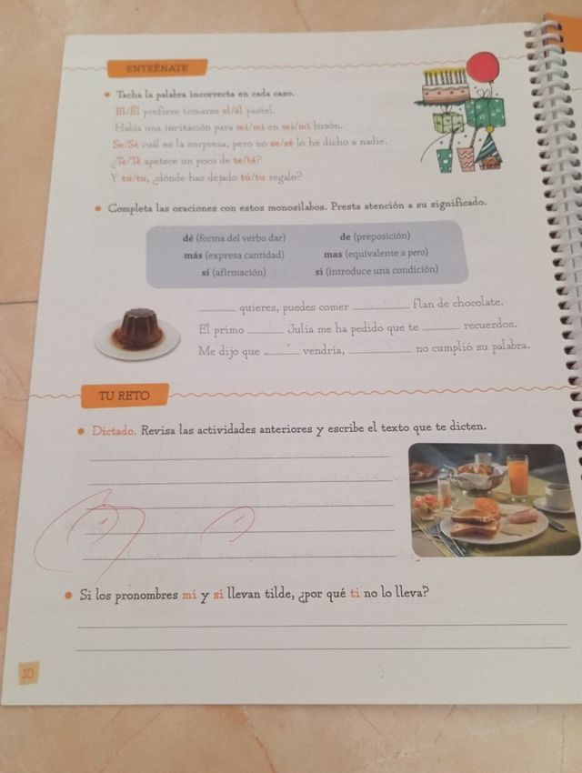 ORTOGRAFÍA 6 de primaria.
