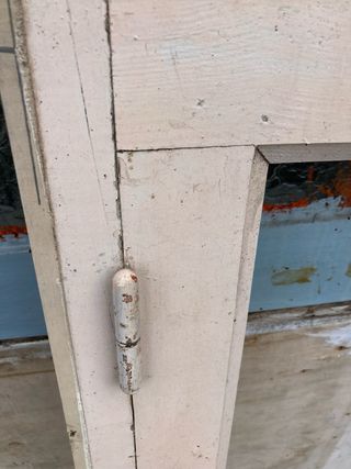 Ventana antigua de madera