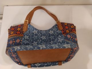 Bolso Desigual - Azul y Naranja