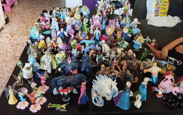 Figuras Bella y Bestia Disney