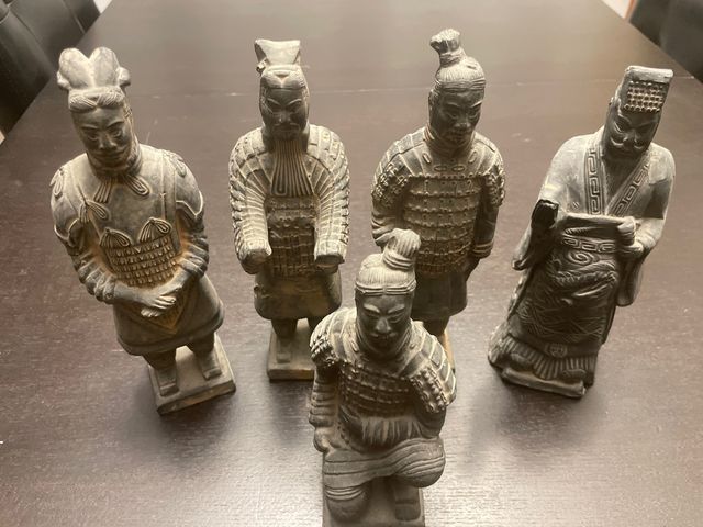 5 Figuras guerreros terracota Xian