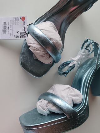 Sandalias plataforma Steve Madden azules