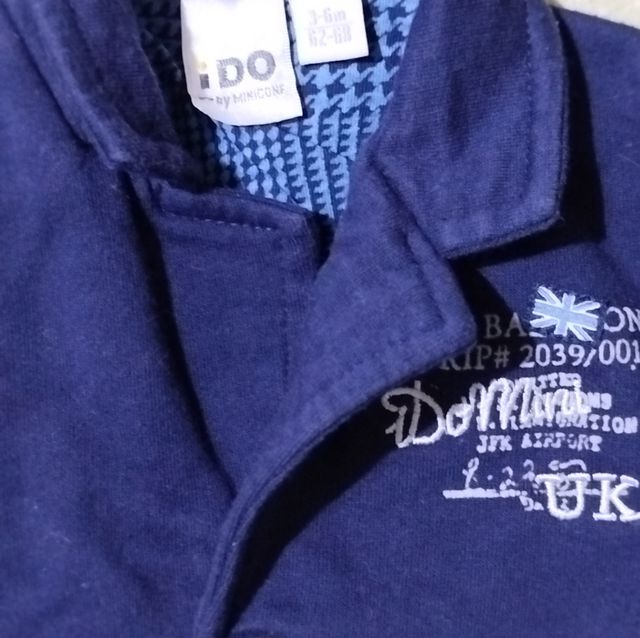 Giacca neonato blu 3-6 mesi