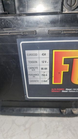 Batería coche 95Ah usada en buenas condiciones 