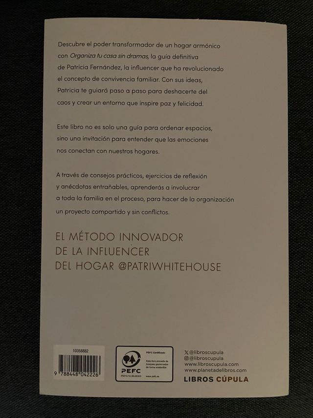 Libro “Organiza tu casa sin dramas”