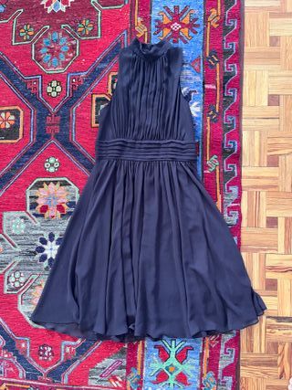 Vestido Zara marrón fiesta talla M