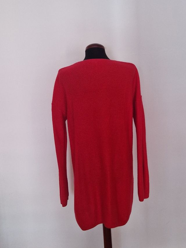 Jersey-vestido rosa mujer