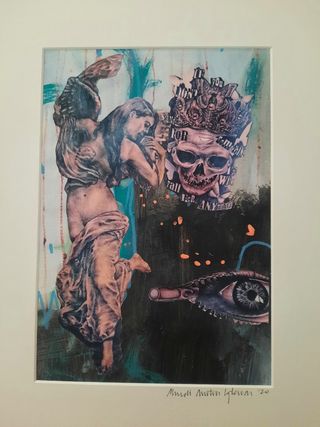 Collage enmarcado - Arte único