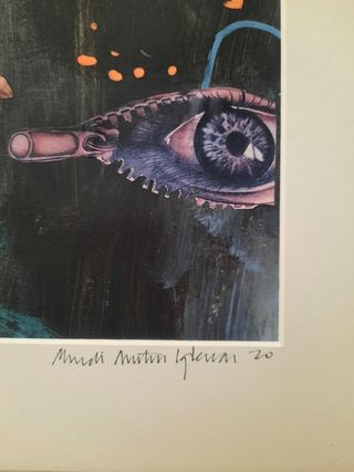 Collage enmarcado - Arte único