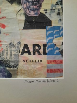 Collage enmarcado - Arte único