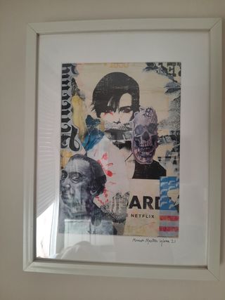 Collage enmarcado - Arte único