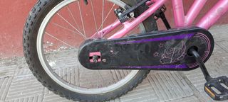 Bicicleta niña 16" rosa