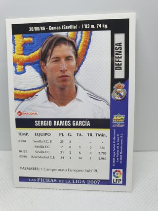 ⚽️ CROMO DE FUTBOL SERGIO RAMOS MUNDICROMO 2007
