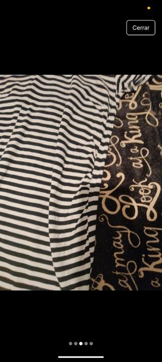 Vestido rayas blanco-negro