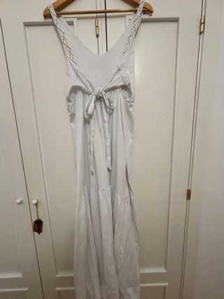 Vestido blanco largo - Talla M