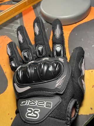 Guantes de moto transpirables