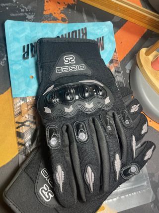 Guantes de moto transpirables
